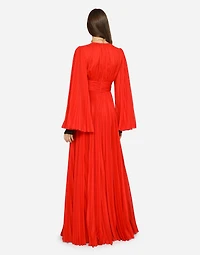 Long chiffon dress