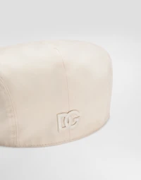 Cotton gabardine flat cap