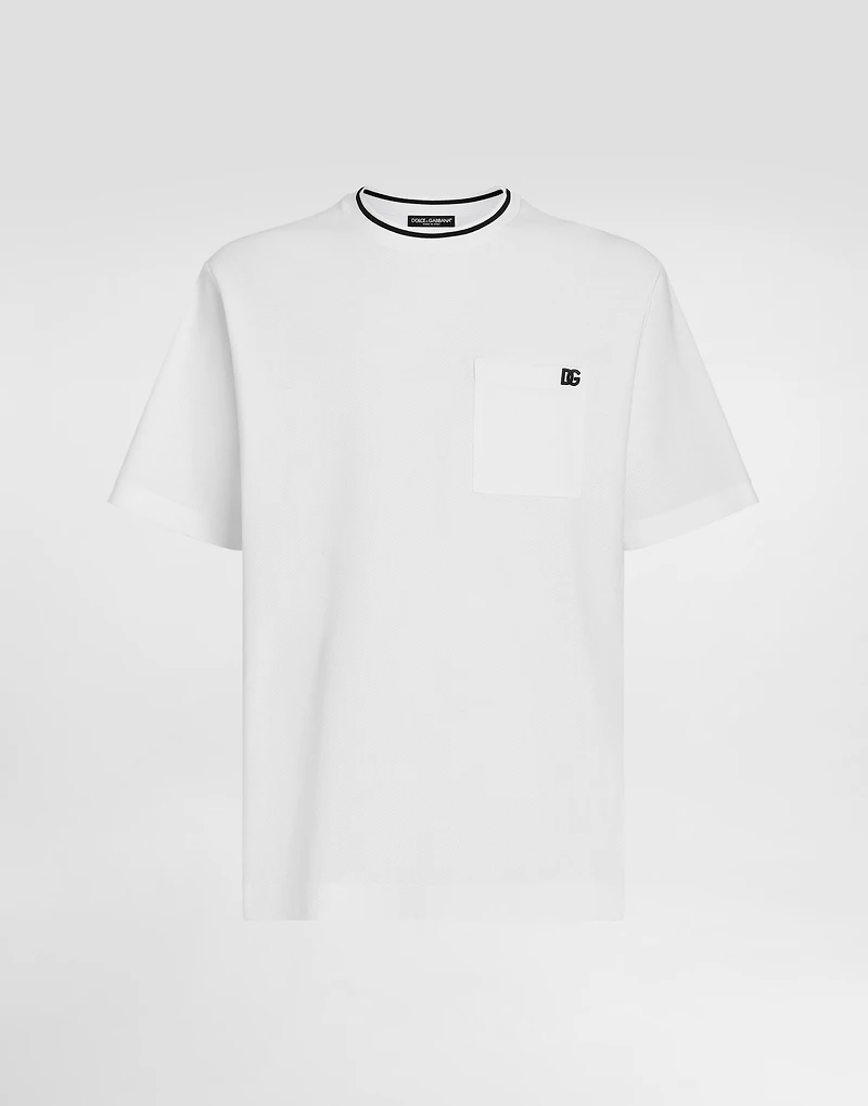 Cotton piqué t-shirt