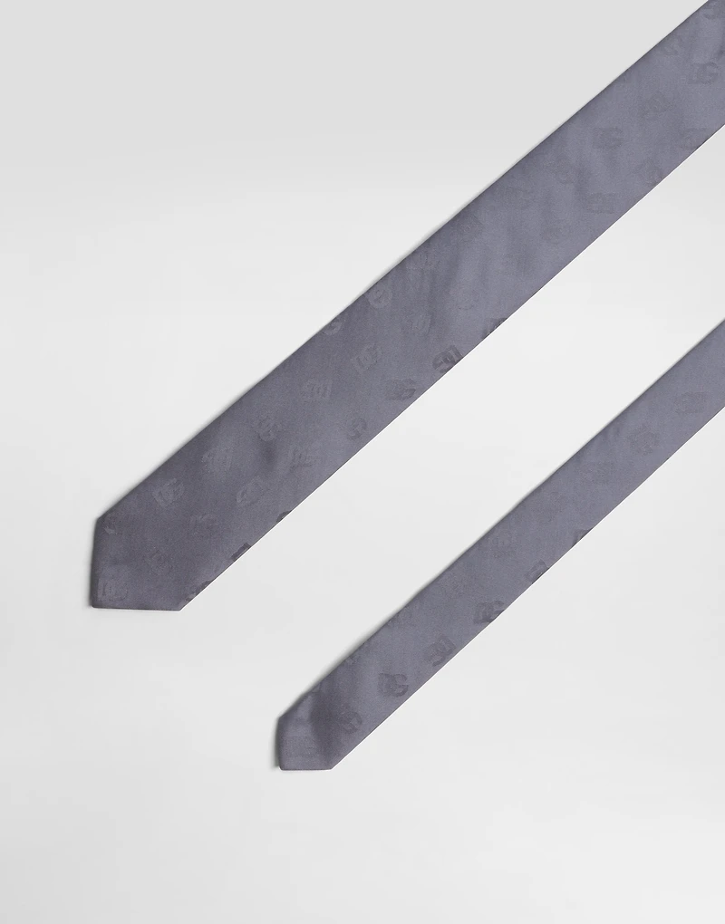 DG logo jacquard tie