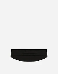 Silk satin cummerbund
