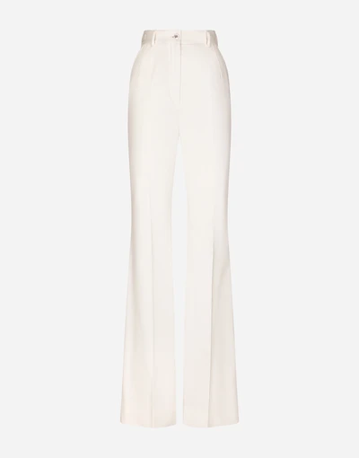 Flared drill pants