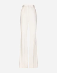 Flared drill pants