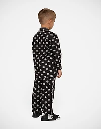 Poplin vanity shirt with DG logo print