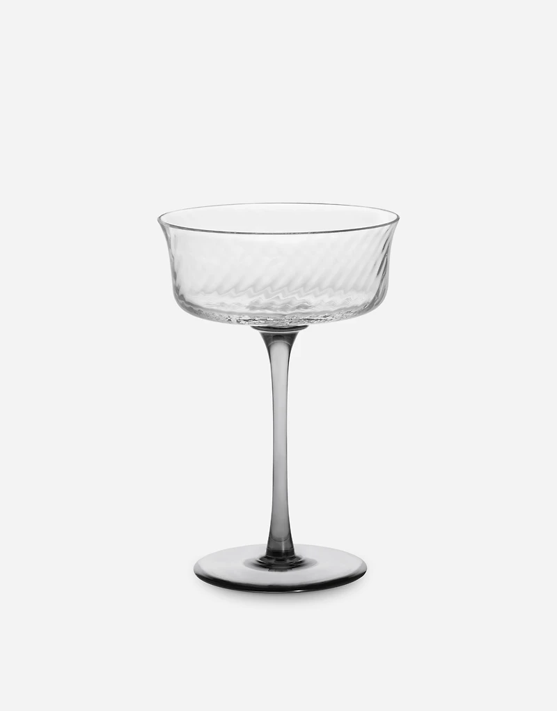 Hand-Blown Murano Champagne Coupe