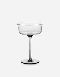 Hand-Blown Murano Champagne Coupe