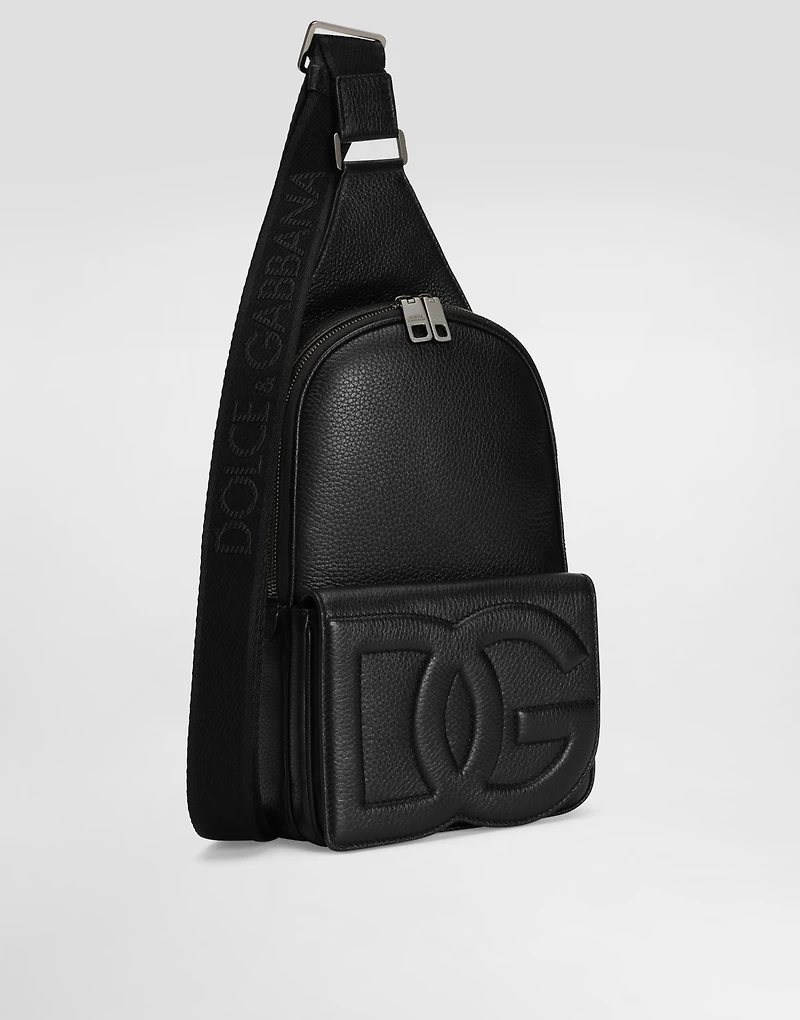 Deerskin backpack with strap