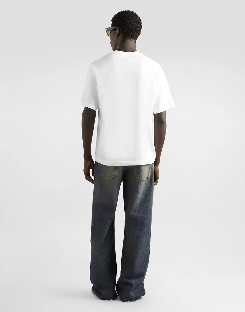 Cotton t-shirt with patch