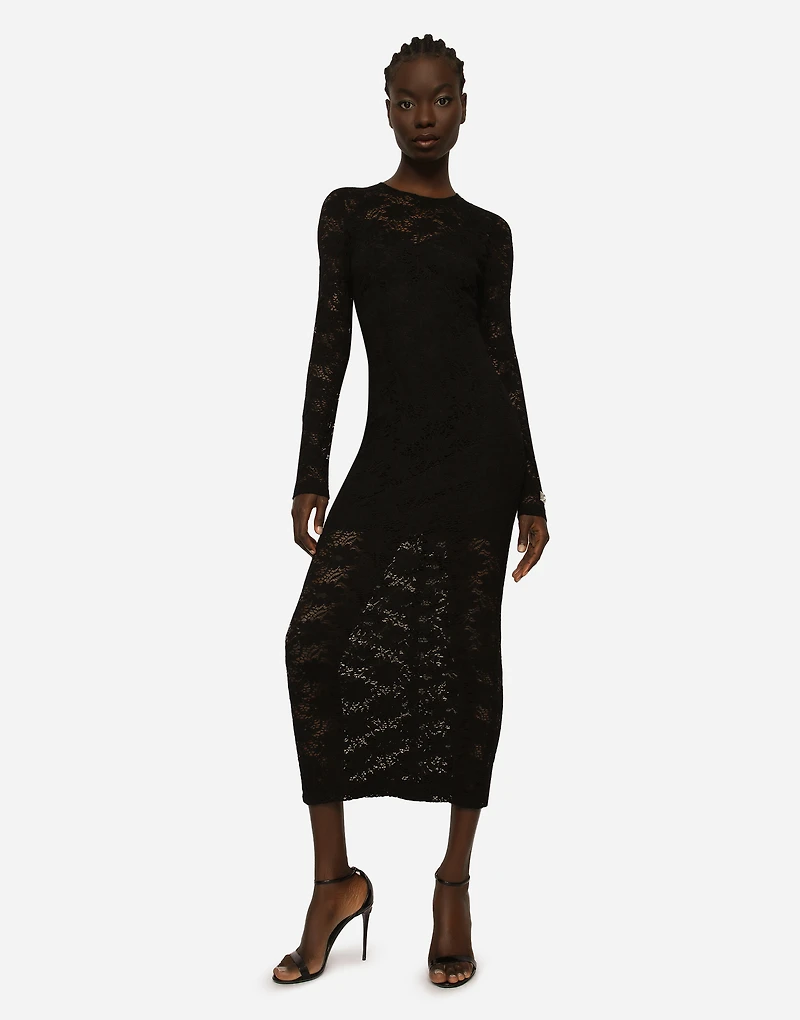Long lace dress