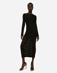Long lace dress