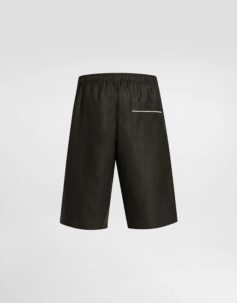 Linen fabric shorts