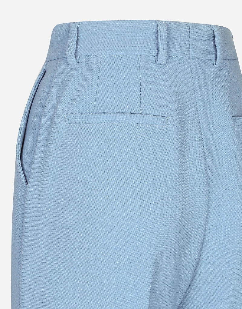 Tailored wool crêpe pants