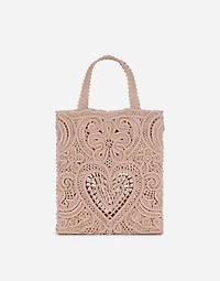Small cordonetto lace shopper