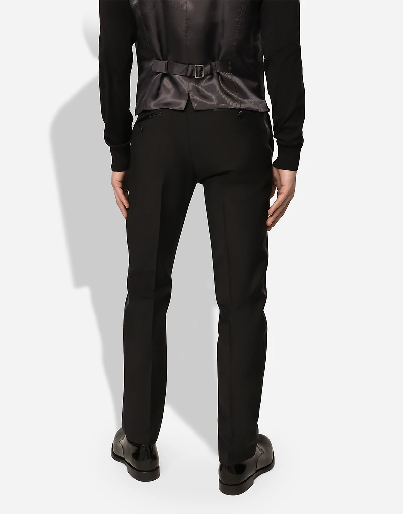 Single-breasted wool Martini-fit tuxedo suit