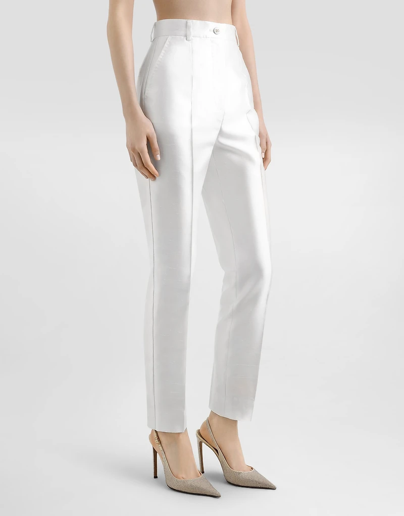 Silk trousers