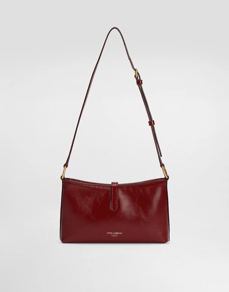 Lock shoulder bag in calfskin
