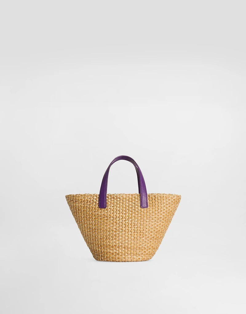 Majolica-print coffa bag