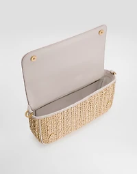 Rafia crochet shoulder bag