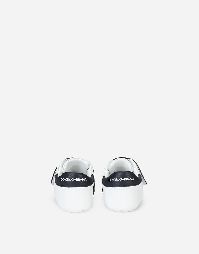 Nappa leather sneakers with logo
