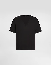 Cotton V-neck T-shirt