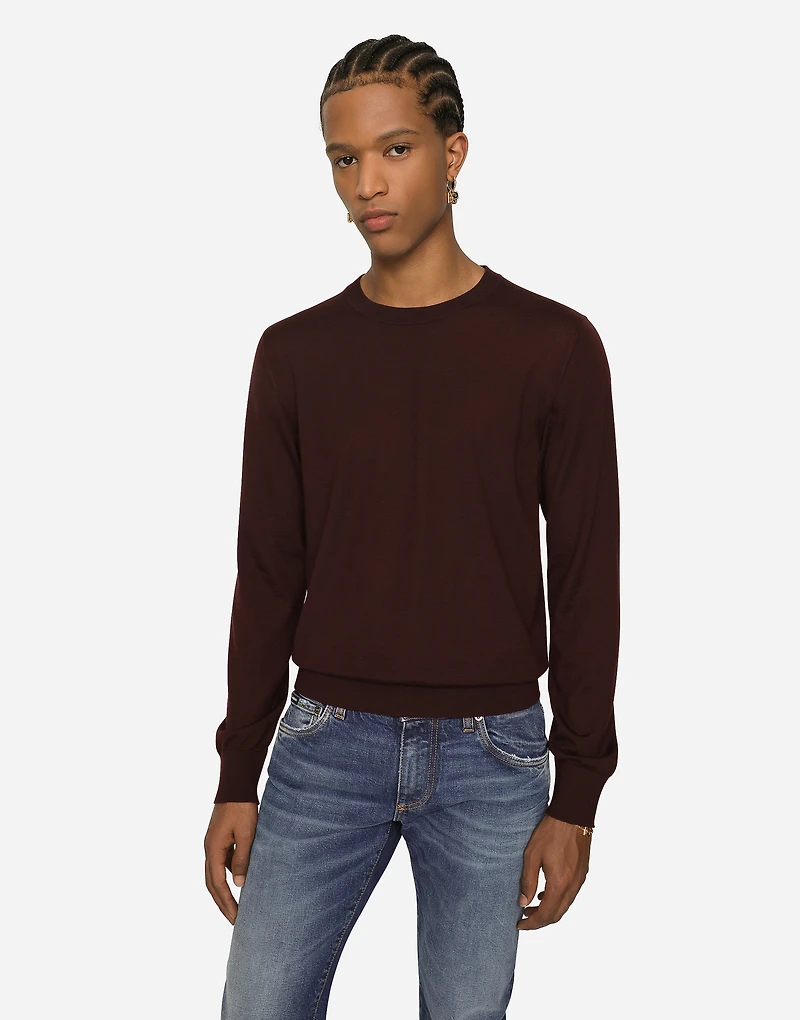 Extra-fine cashmere round-neck sweater