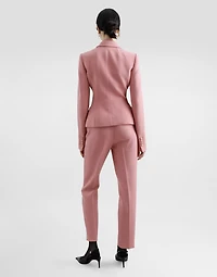 Single-breasted wool crepe Dolce jacket