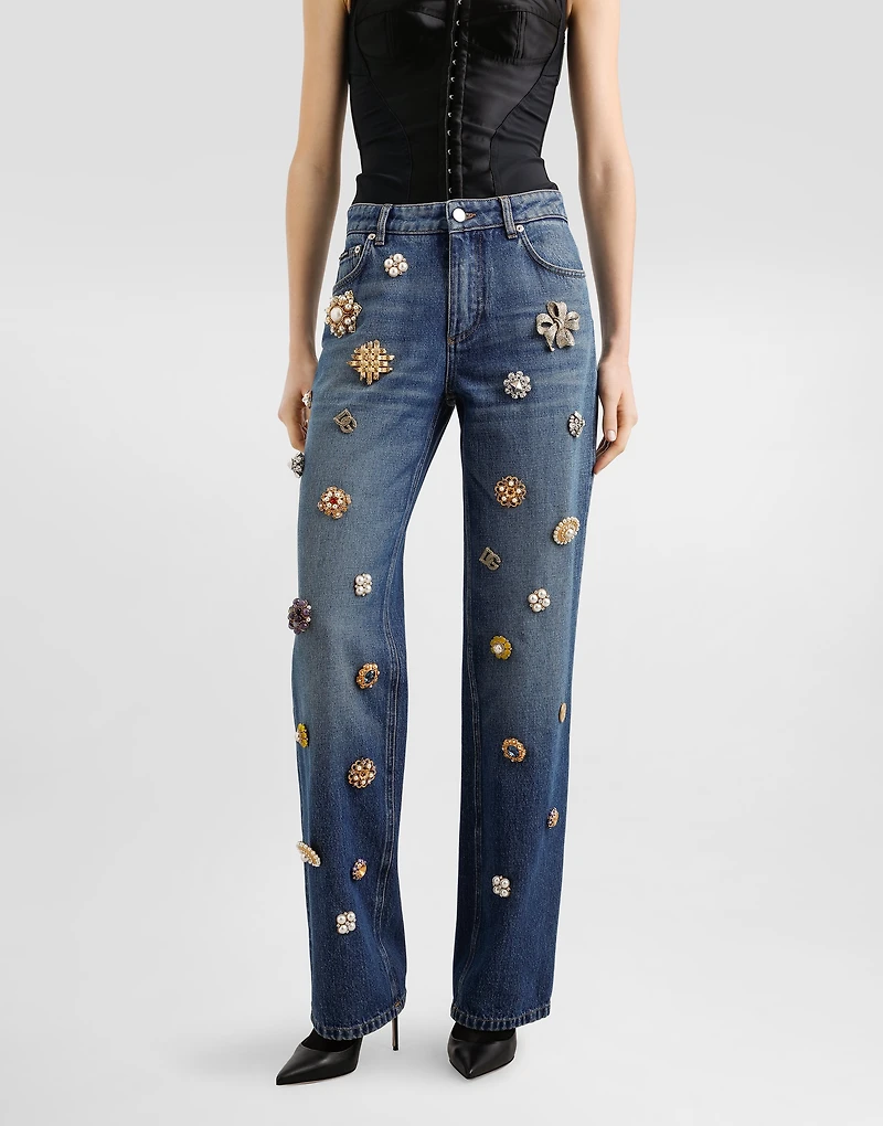 5-pocket denim trousers