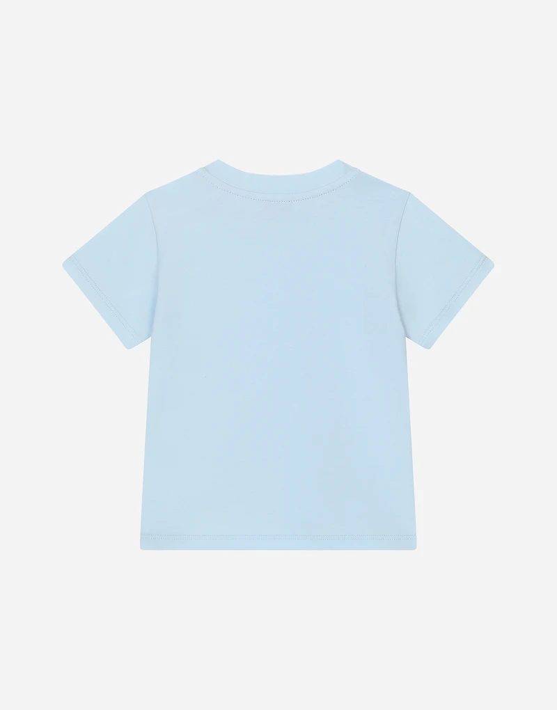 Jersey T-shirt with logo print