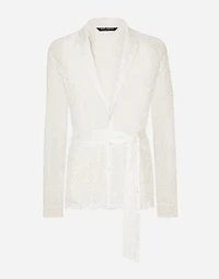 Lace robe
