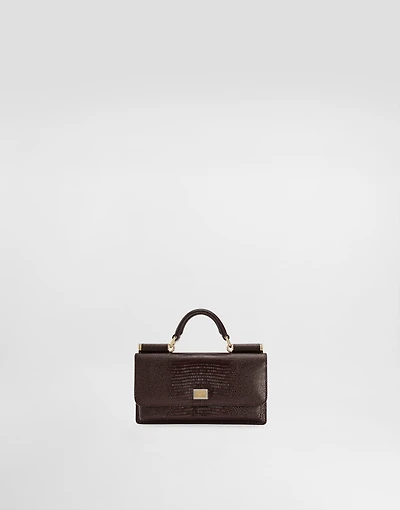 Iguana-print mini bag