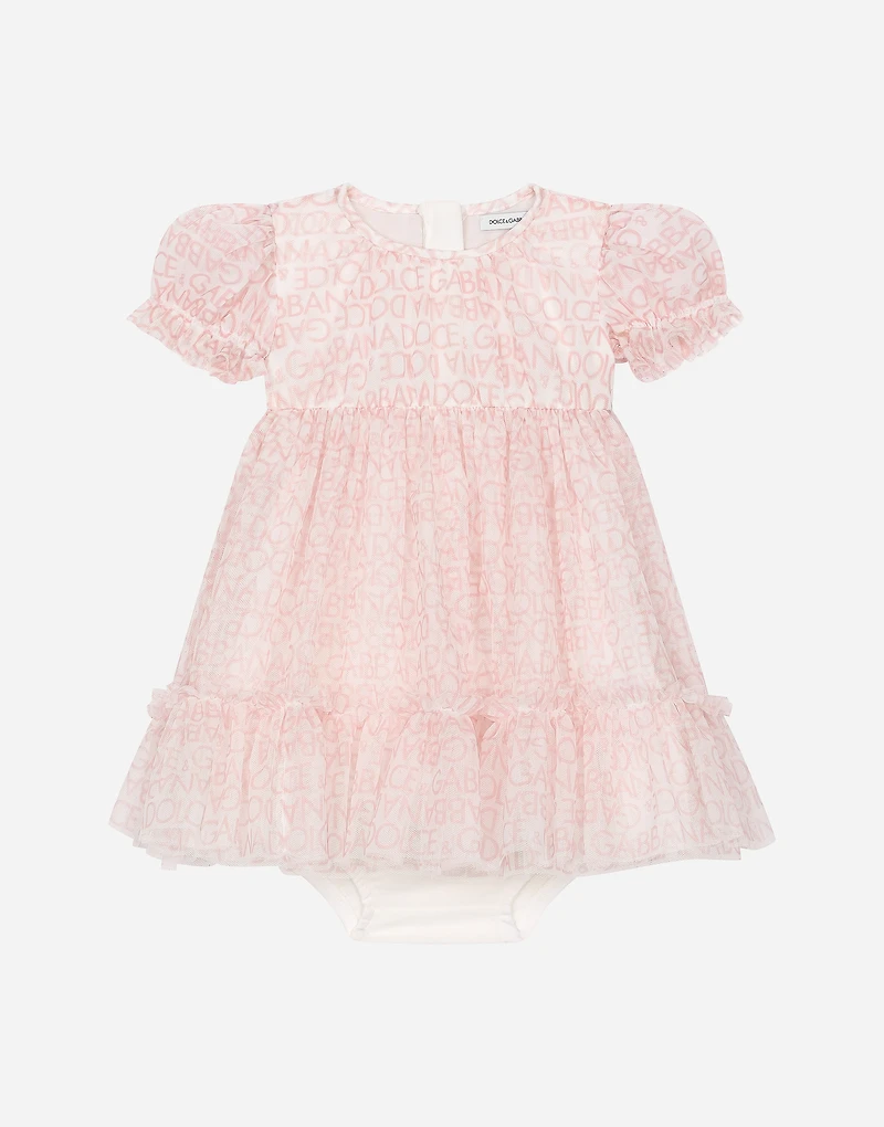 Dress with tulle bloomers