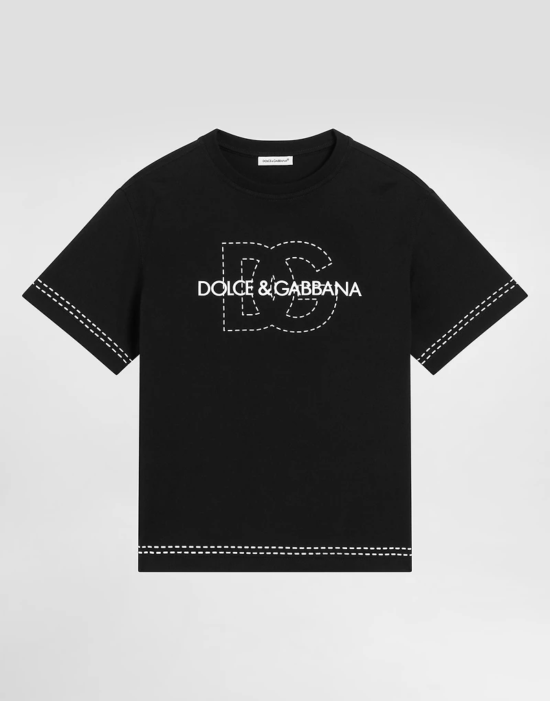 Jersey T-shirt with Dolce&Gabbana logo