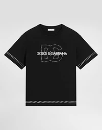 Jersey T-shirt with Dolce&Gabbana logo