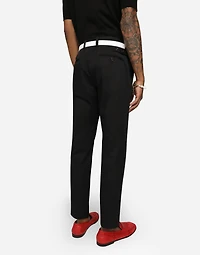Stretch cotton pants