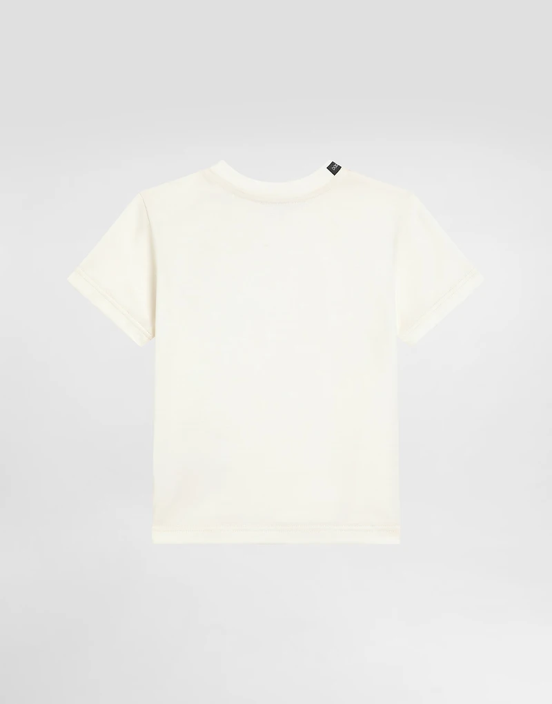 Short-sleeved jersey t-shirt with DG embroidery