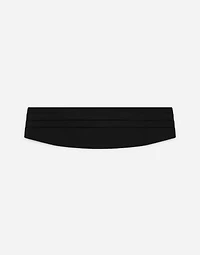 Silk satin cummerbund