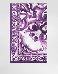 Majolica-print cotton sarong