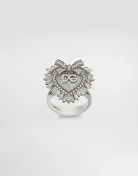 Devotion Ring 18-carat white gold and diamonds