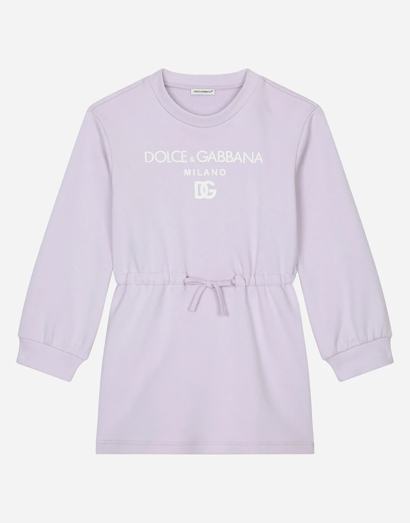 Jersey dress with Dolce&Gabbana logo