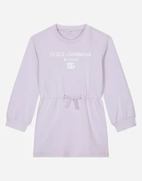 Jersey dress with Dolce&Gabbana logo