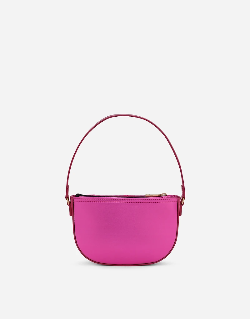 Foiled nappa leather shoulder bag