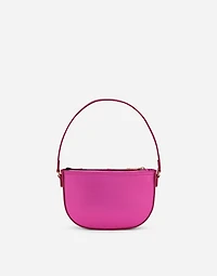 Foiled nappa leather shoulder bag