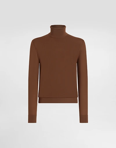 Cashmere turtleneck pullover