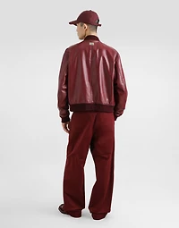 Sheepskin bomber jacket
