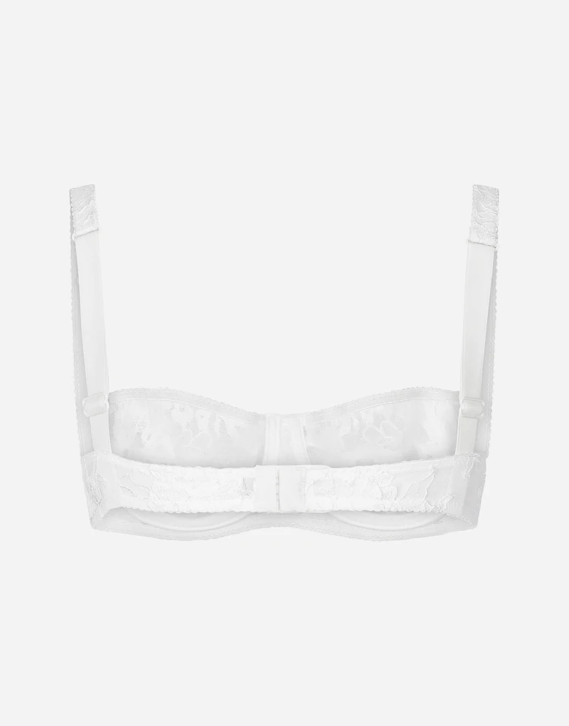 Lace balconette bra