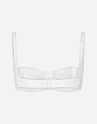 Lace balconette bra