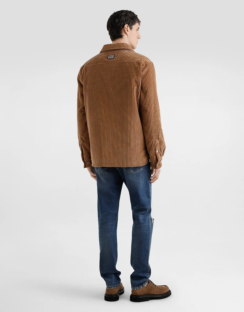 Slim-fit stretch cotton jeans