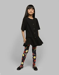 Cady dress with branded buttons