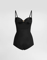 Balconette one-piece swimsuit