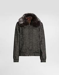 Wool chevron jacket